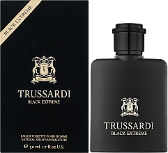 Trussardi Black Extreme - Туалетная вода — фото N2
