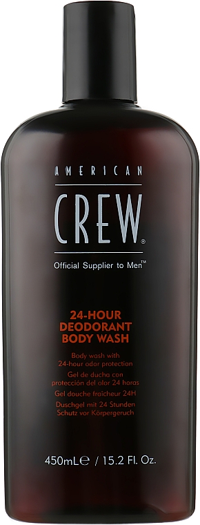 Гель для душа с дезодорирующим эффектом "Защита 24 часа" - American Crew Classic 24-Hour Deodorant Body Wash
