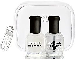 Парфумерія, косметика Deborah Lippmann Gel Lab Mini Set (n/coat/8mlx2 + bag) - Набір