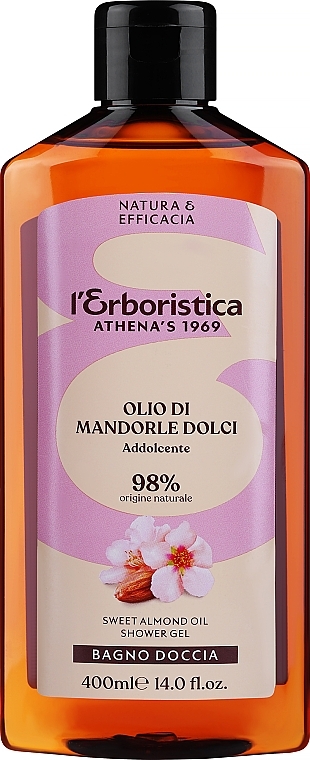 Гель для душу з маслом солодкого мигдалю - athena's Erboristica Mousse Gel With Mandorle Dolci — фото N1