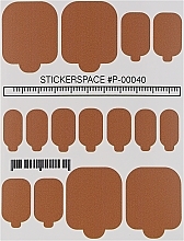 Дизайнерські наклейки для педикюру "Wraps P-00040" - StickersSpace — фото N1