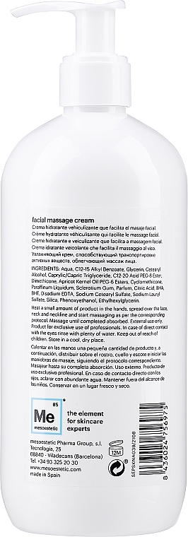 Крем для массажа лица - Mesoestetic Facial Massage Cream — фото N2