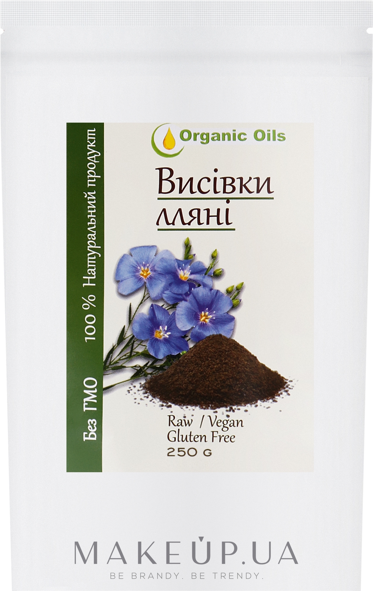 Висівки лляні - Organic Oils — фото 250g