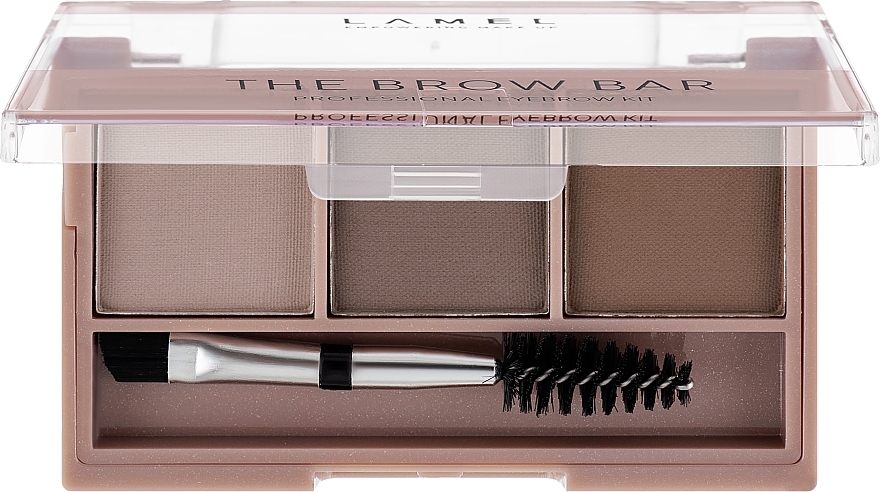 LAMEL Make Up The Brow Bar Palette - LAMEL Make Up The Brow Bar Eyebrow Kit — фото N2