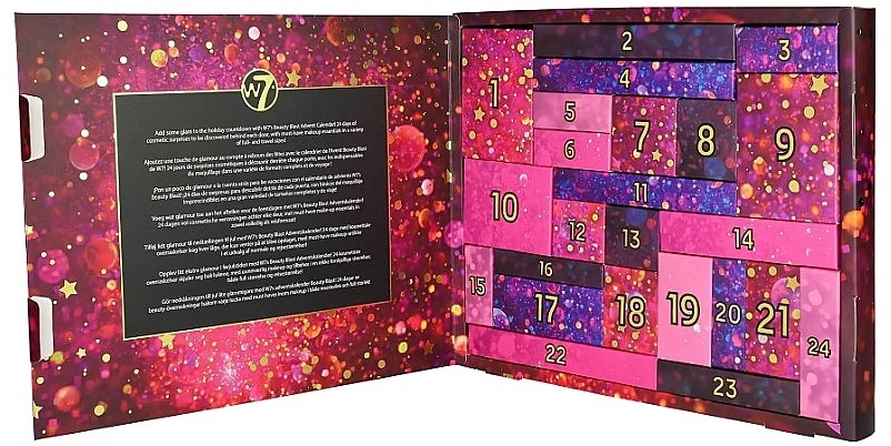 Адвент-календар - W7 Beauty Blast Advent Calendar 2023 — фото N4