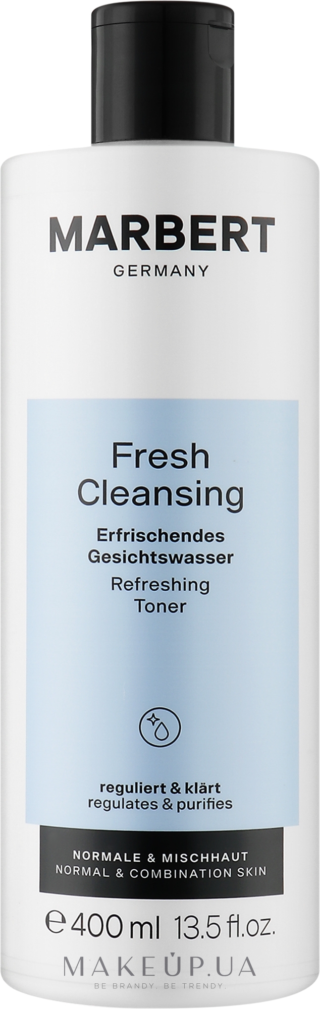 Тоник для нормальной и комбинированной кожи - Marbert Fresh Cleansing Erfrischendes Gesichtswasser — фото 400ml