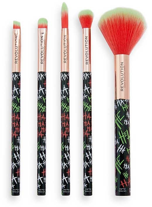 Набор кистей для макияжа - Makeup Revolution X DC Joker Face Brush Set Put On A Happy — фото N2