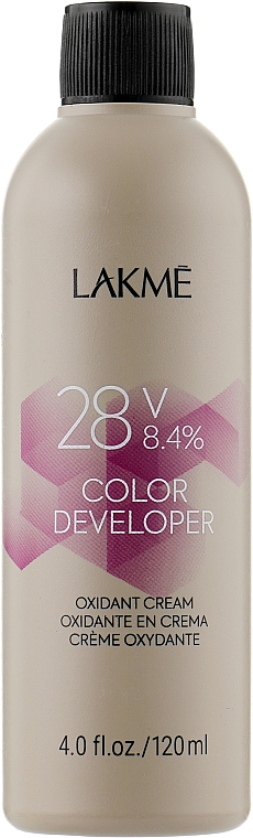 Крем-окислитель - Lakme Color Developer 28V (8,4%) — фото N1
