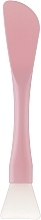 Шпатель CS-156R силіконовий косметичний, з лопаткою для масочок, рожевий - Cosmo Shop — фото N1