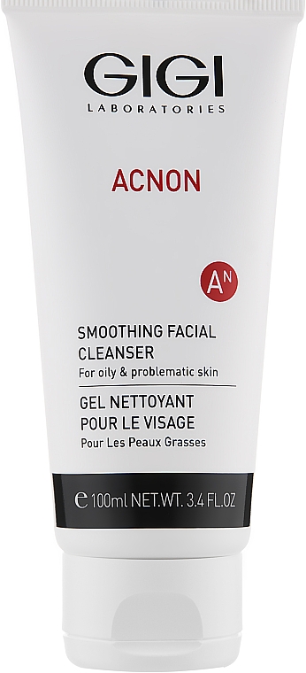 Гель для глубокого очищения жирной и проблемной кожи - Gigi Acnon Smoothing Facial Cleanser — фото N2