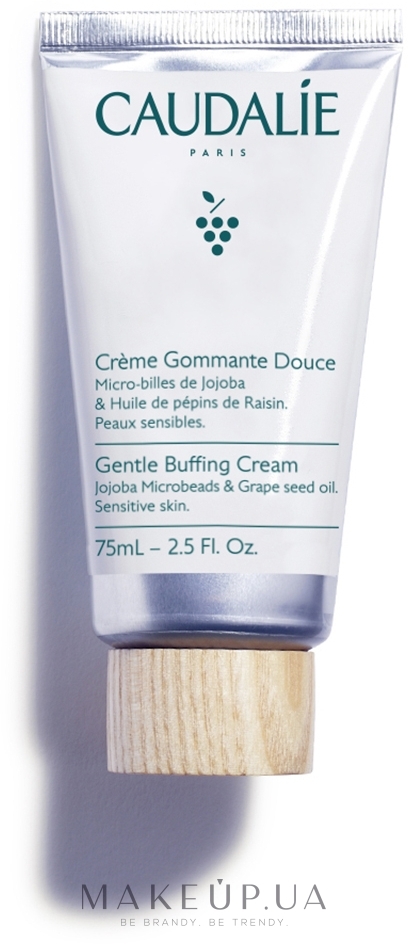 Нежный очищающий крем-скраб - Caudalie Cleansing & Toning Gentle Buffing Cream — фото 75ml