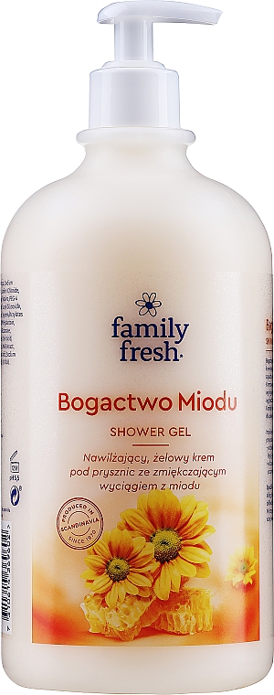 Увлажняющий крем-гель для душа "Богатство меда" - Soraya Family Fresh Moisturizing Cream Shower Gel — фото N1