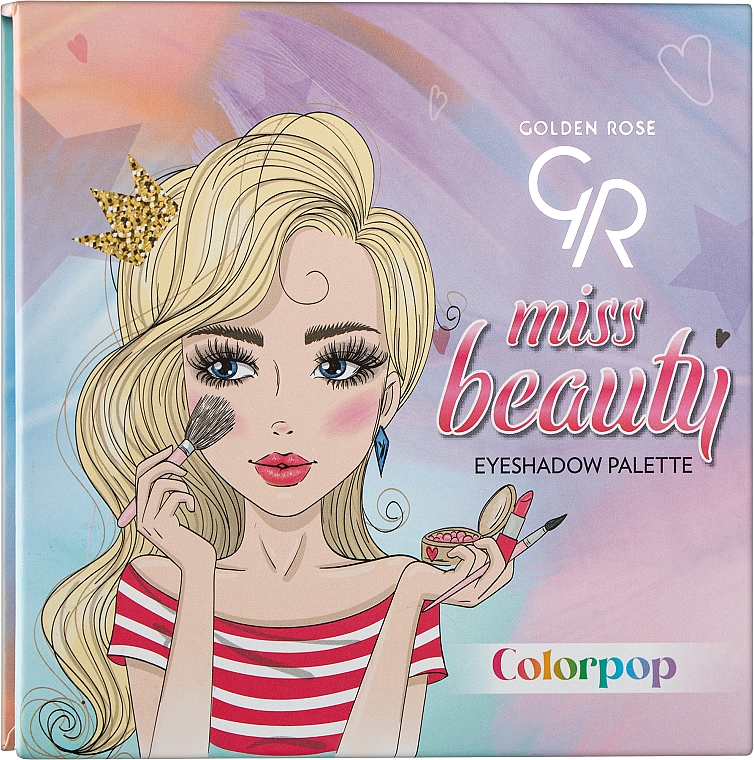 Палетка тіней - Golden Rose Miss Beauty Eyeshadow Palette