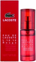 Парфумерія, косметика Eau De Lacoste L. 12.12 Rouge - Туалетна вода (міні)