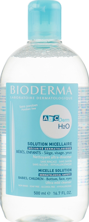 Детская мицеллярная вода - Bioderma Abcderm H2O Cleansing Water — фото N3