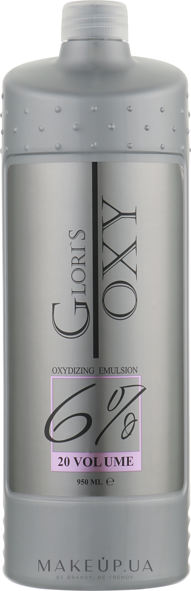 Окислювальна емульсія 6% - Glori's Oxy Oxidizing Emulsion 20 Volume 6 % — фото 950ml