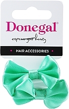 Резинки для волосся FA-5694, 2 шт., з декоративними зеленими бантиками - Donegal — фото N1