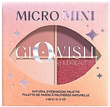 Парфумерія, косметика Huda Beauty GloWish Micro Mini Natural Eyeshadow Palette - Huda Beauty GloWish Micro Mini Natural Eyeshadow Palette