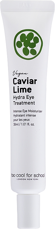 Зволожувальний крем для області навколо очей з ікрою лайма - Too Cool For School Caviar Lime Hydra Eye Treatment — фото N1