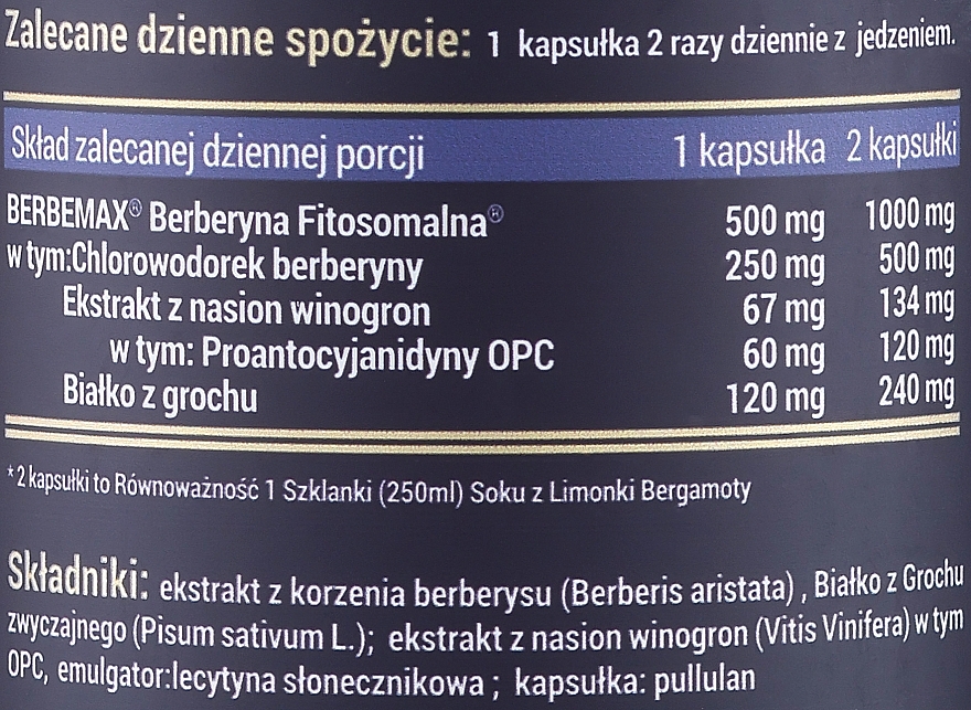 Дієтична добавка для підтримання рівня глюкози у крові - Doctor Life Berberyna Forte — фото N2