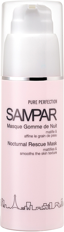 Нічна маска для обличчя проти прищів - Sampar Pure Perfection Nocturnal Rescue Mask — фото N1