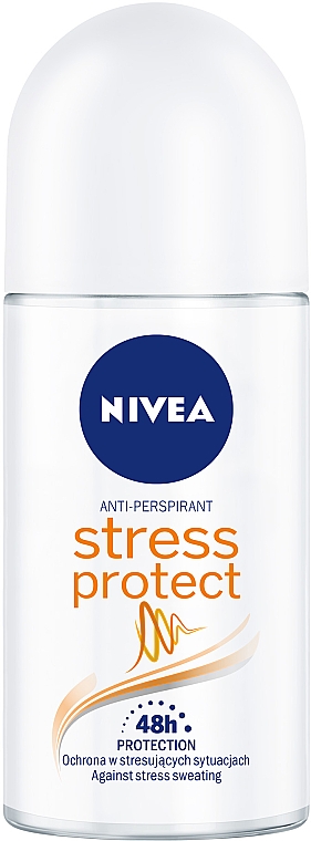 Дезодорант кульковий антиперспірант - NIVEA Stress Protect Roll-On for Women — фото N1
