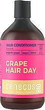 Духи, Парфюмерия, косметика Кондиционер для волос - Benecos Volumizing Organic Grape Oil Conditioner
