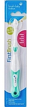 Первая зубная щетка, 0-18 месяцев, зеленая - Brush-Baby FirstBrush — фото N1