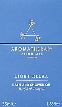 Розслаблювальна олія для ванни й душу - Aromatherapy Associates Light Relax Bath & Shower Oil — фото N3