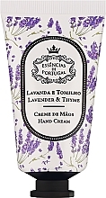 Парфумерія, косметика Крем для рук "Лаванда та чебрець" - Essencias De Portugal Natura Hand Cream Lavender & Thyme