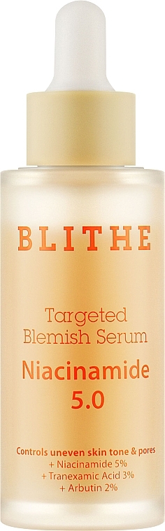Освітлювальна сироватка для обличчя - Blithe Targeted Blemish Serum Niacinamide 5.0
