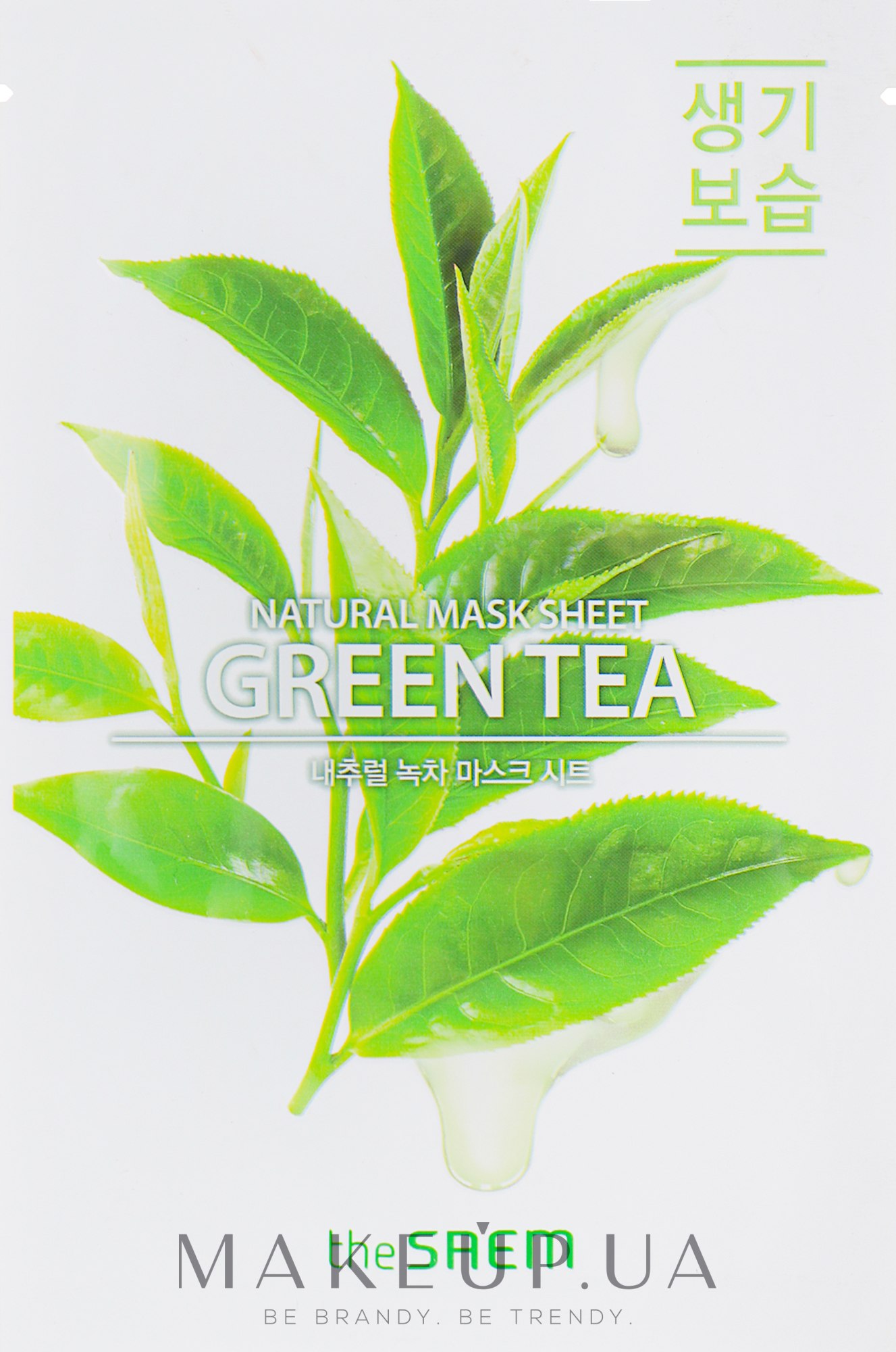 Успокаивающая тканевая маска - The Saem Natural Mask Sheet Green Tea — фото 21ml