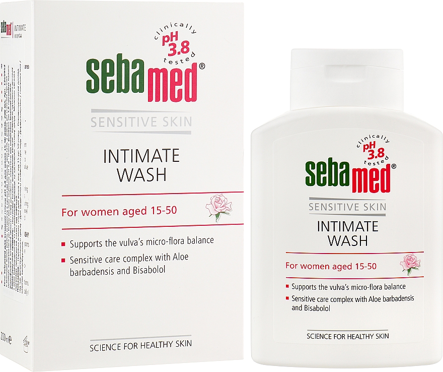 Интимное мыло - Sebamed Feminine Intimate Wash pH 3.8 — фото N2