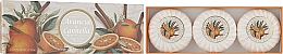 Парфумерія, косметика Набір натурального мила "Апельсин і кориця" - Saponificio Artigianale Fiorentino Orange & Cinnamon
