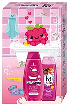 Парфумерія, косметика Набір - Schauma & Fa Kids Girl (shm/balm/400ml + sh/gel/250ml)