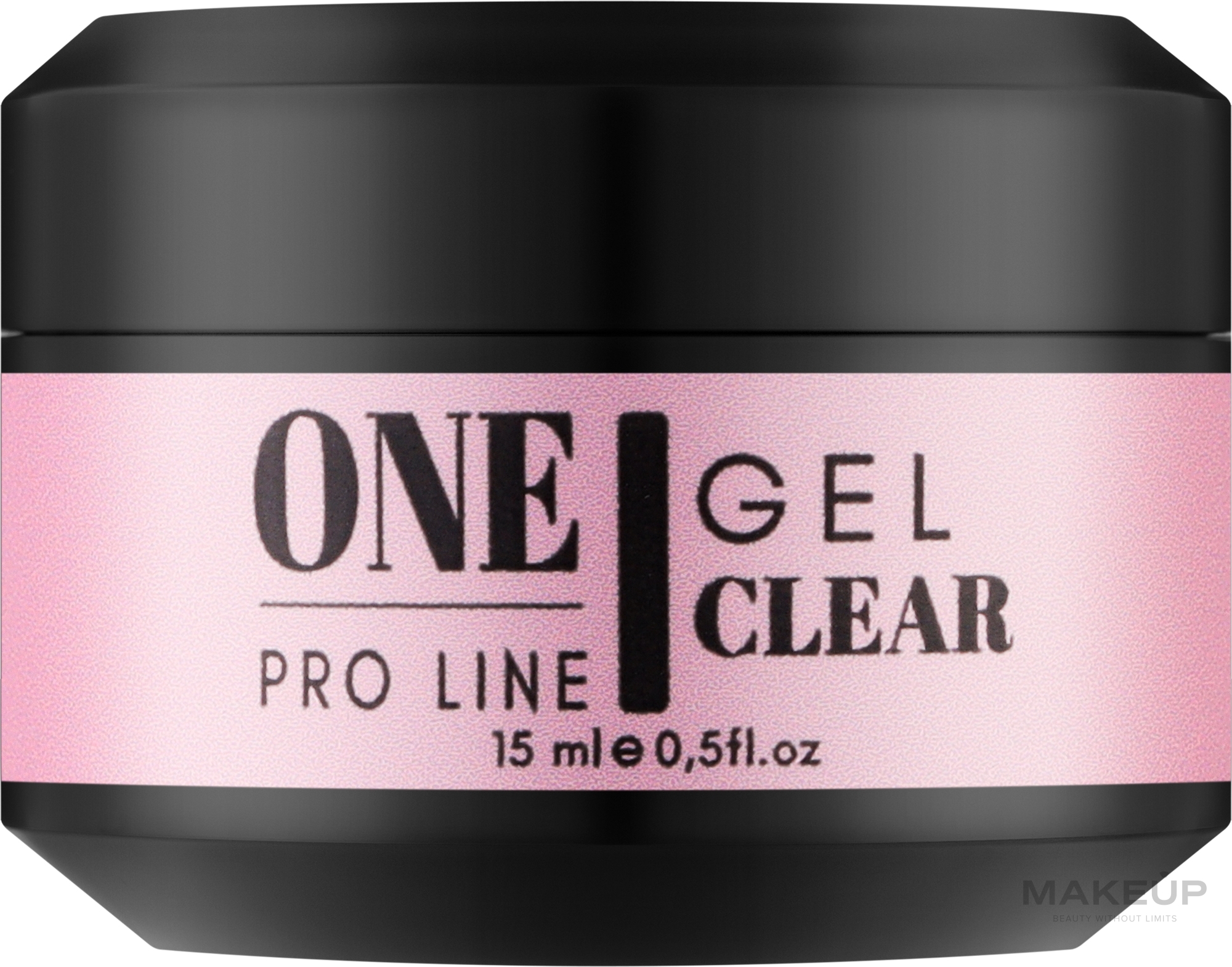 Гель для наращивания ногтей - One Pro Line Builder Gel — фото Clear