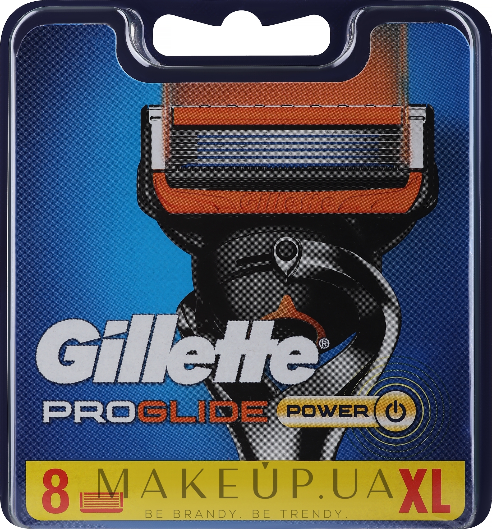 Змінні касети для гоління, 8 шт. - Gillette Fusion ProGlide Power — фото 8шт