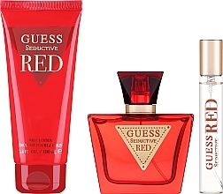 Guess Seductive Red - Набір (edt/75ml + edt/mini/15ml + b/lot/100ml) — фото N1