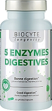 Biocytе для улучшения пищеварения: Поддержание здоровья желудка (на основе 5 пищеварительных энзимов) - Biocyte 5 Enzymes Digestives — фото N1
