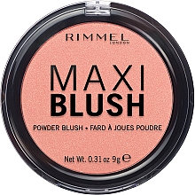 Рум'яна для обличчя - Rimmel Maxi Blush — фото N1