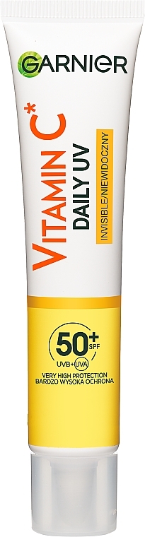 Легкий дневной флюид для лица - Garnier Skin Naturals Vitamin C Daily UV Brightenning Fluid SPF50+