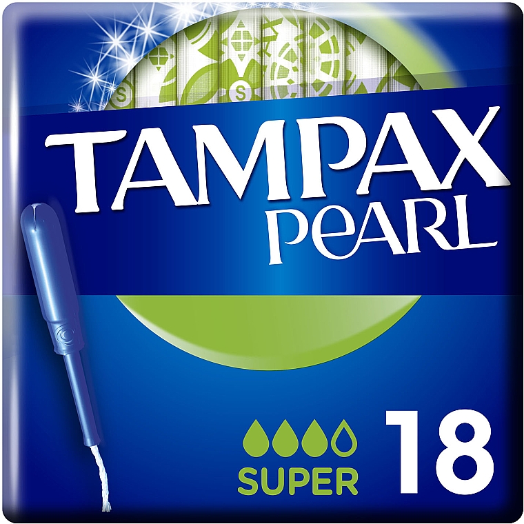 Тампоны с аппликатором, 18 шт. - Tampax Discreet Pearl Super