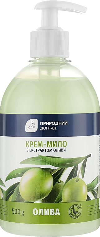 Гель-мыло с экстрактом оливы - Velta Cosmetic Зеленая Косметика — фото N1