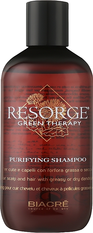 Шампунь для волос от перхоти - Biacre Resorge Green Therapy Purifying Shampoo — фото N1