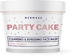 Парфумерія, косметика Кремова маска для обличчя з каоліном, скваланом і сферами - Mermade Party Cake