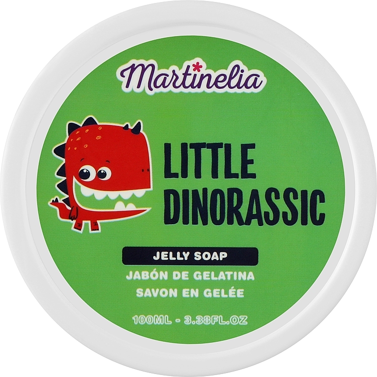 Желейное мыло для рук, зеленое - Martinelia Little Dinorassic Jelly Soap — фото N1