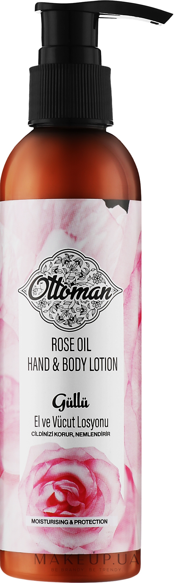 Лосьйон для рук і тіла «Османська троянда» - Dr. Clinic Ottoman Rose Oil Hand & Body Lotion — фото 220ml