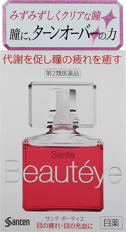 Краплі для очей з ароматом троянд - Santen Beauteye  — фото N1