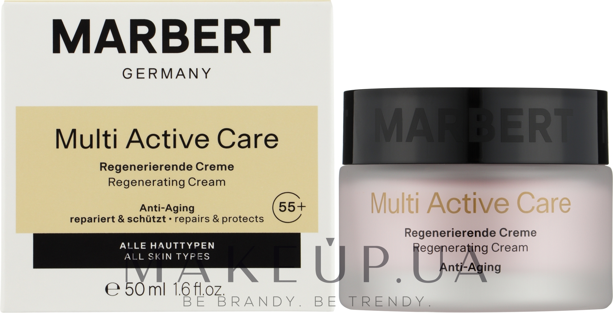 Відновлювальний крем для всіх типів шкіри - Marbert Multi-Active Care Regenerierende Creme — фото 50ml