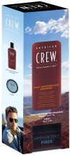 Духи, Парфюмерия, косметика Набор - American Crew Duo 3 Classic Kit (shm/250ml + fiber/85g) 